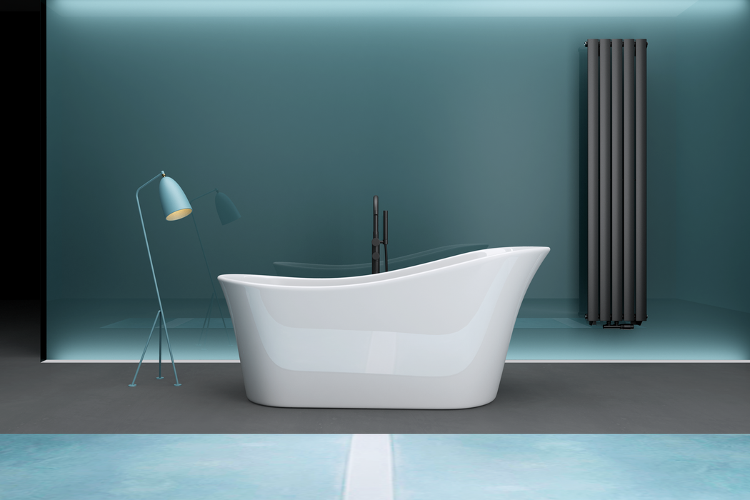 HIHEEL One Piece Freestanding Bathtub - HIHEEL 1700