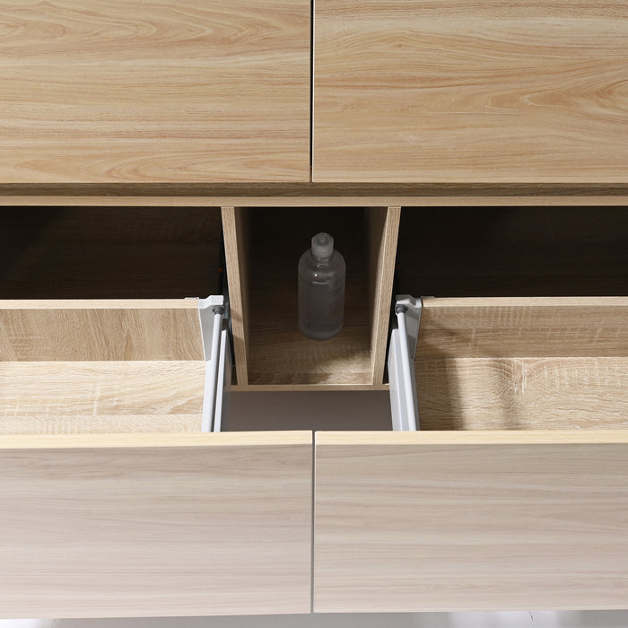 Modern Floor cabinet Vanities Combination kit 1 - FV3810 + BASIN3810