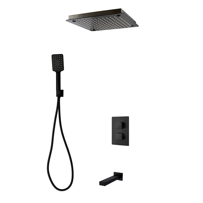 DIAMOND Three Way Thermostatic Shower System - Kit 4