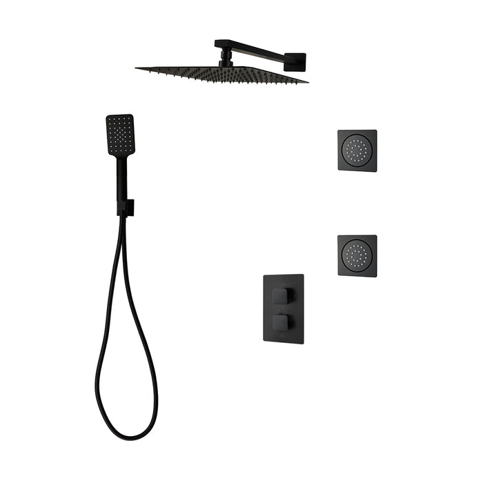 DIAMOND Three Way Thermostatic Shower System - Kit 6
