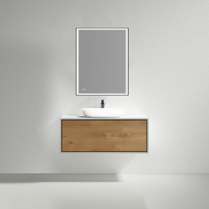Modern Wallmount Vanities Single drawer - WV0811WD