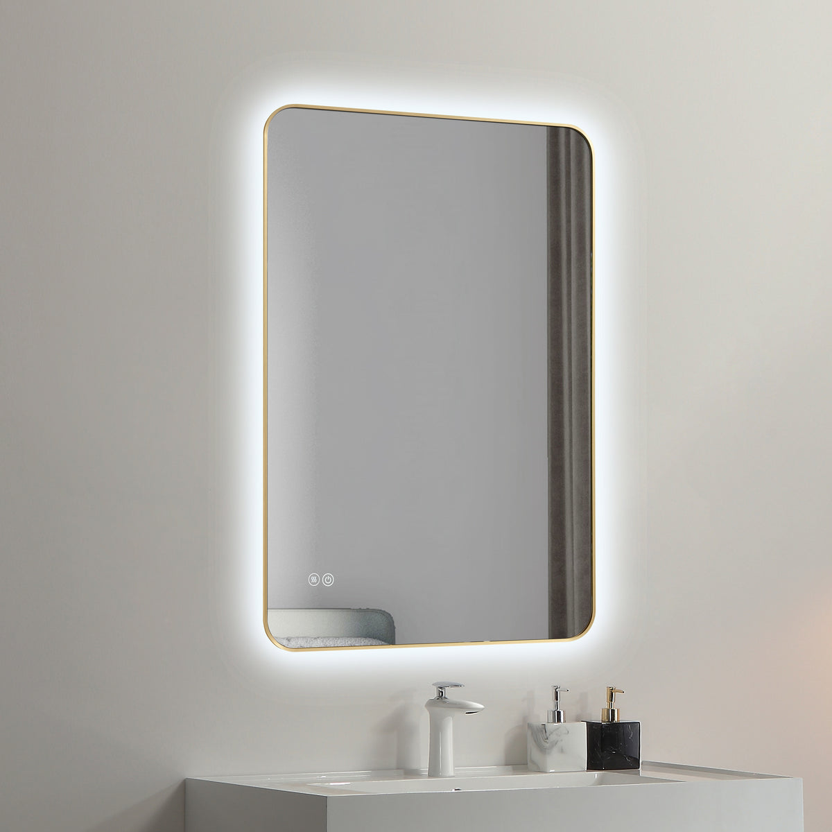 NEW INFINITY Framed Back Light LED Mirror - LMF200BX — KODAEN INC.