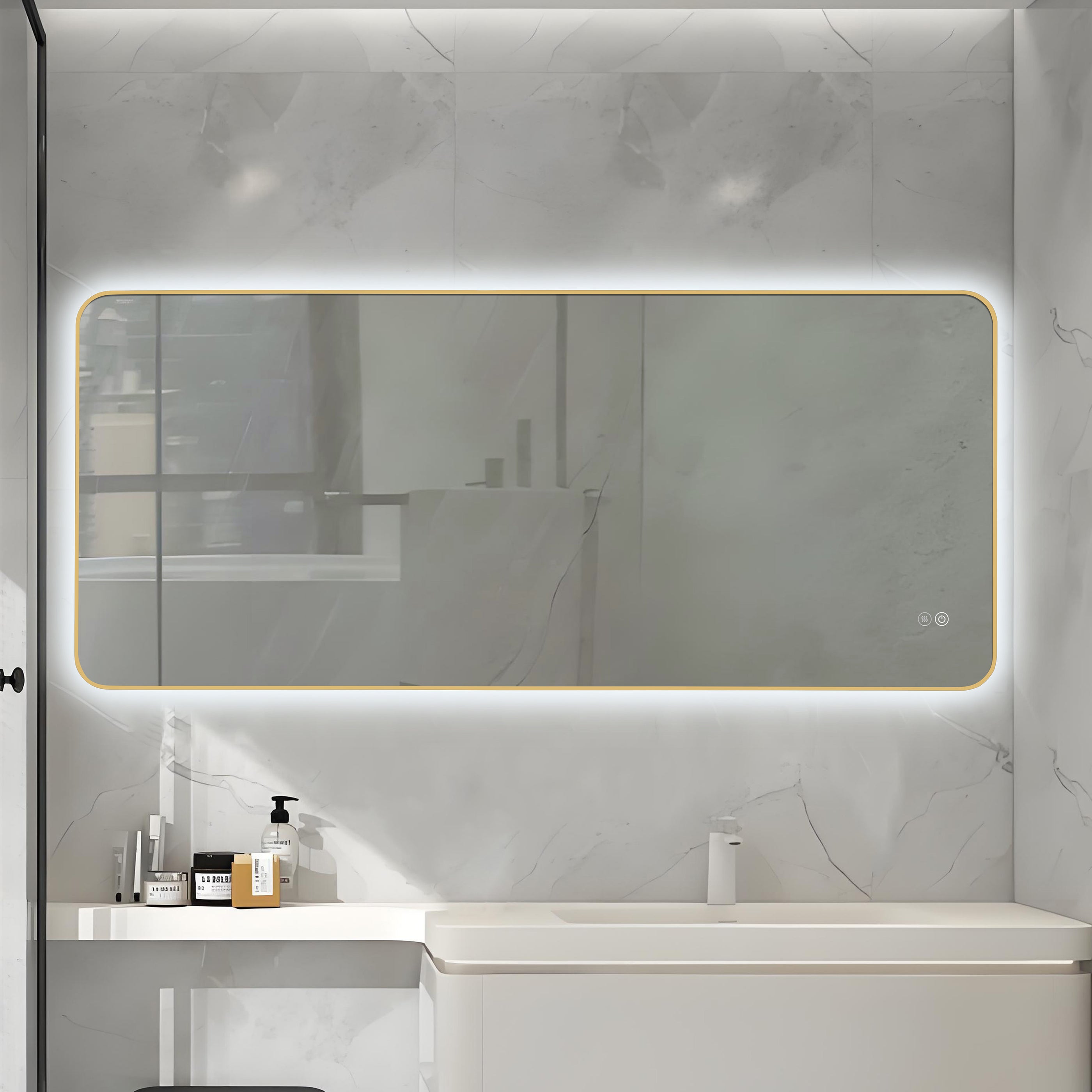 NEW INFINITY Framed Back Light LED Mirror - LMF200BX — KODAEN INC.