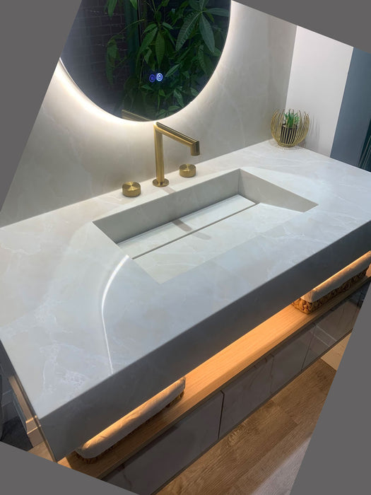 NoHo Three Holes Widespread Bathroom Faucet - F13200