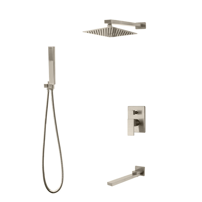 MADISON Three Way Pressure Balanced Shower System - Fixed Hand Shower