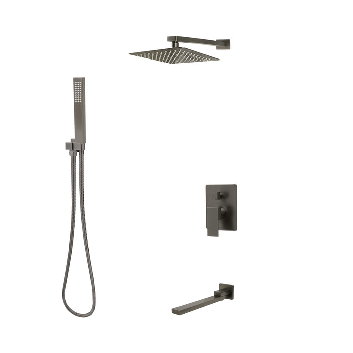 MADISON Three Way Pressure Balanced Shower System - Fixed Hand Shower