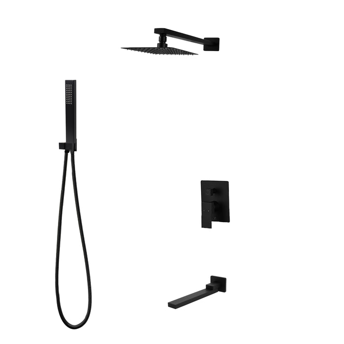 MADISON Three Way Pressure Balanced Shower System - Fixed Hand Shower