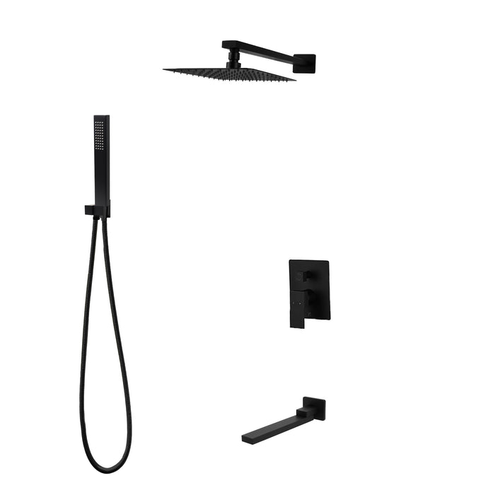 MADISON Three Way Pressure Balanced Shower System - Fixed Hand Shower