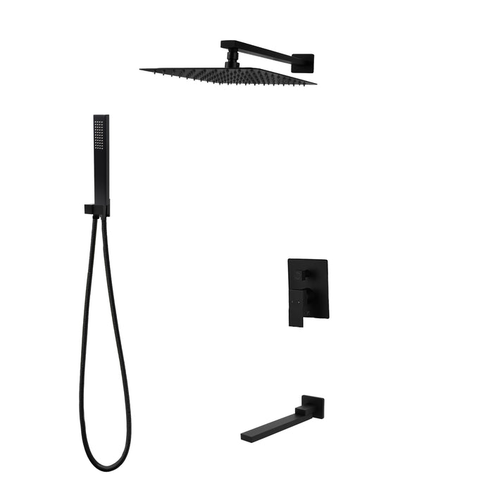 MADISON Three Way Pressure Balanced Shower System - Fixed Hand Shower