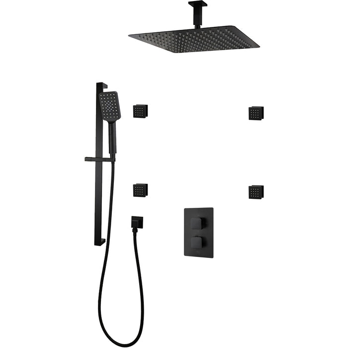 DIAMOND Three Way Thermostatic Shower System - Kit 2