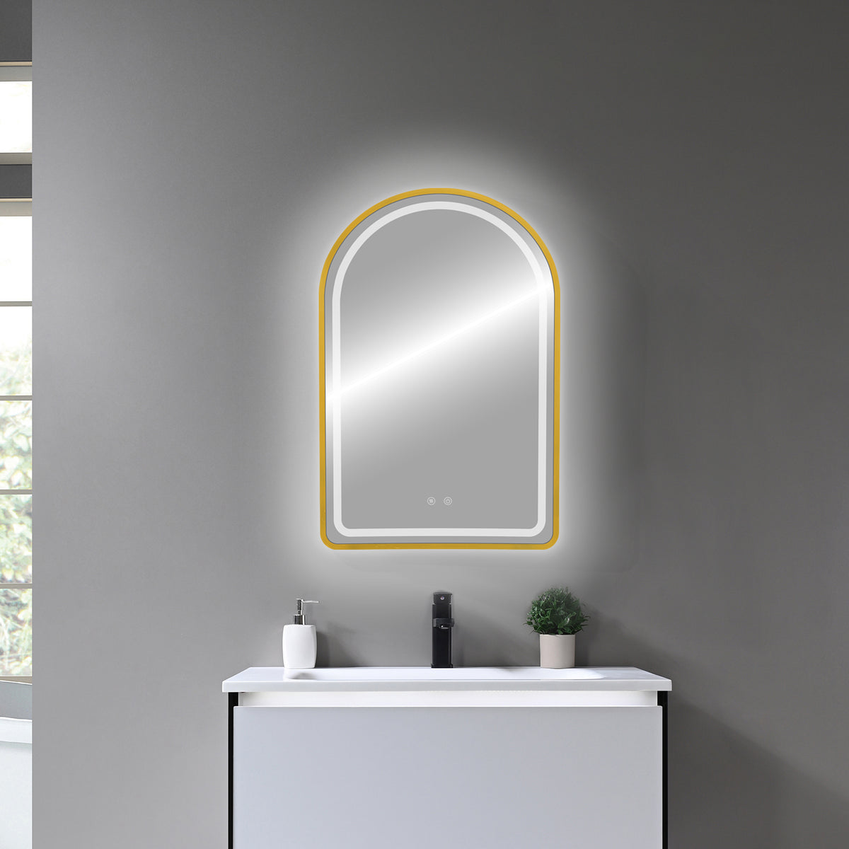 ARCH Framed Front Light LED Mirror - LMF926F — KODAEN INC.