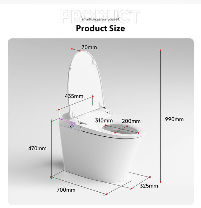 Smart toilets with built-in tank Integrated Smart Toilet (SMT-V9D)