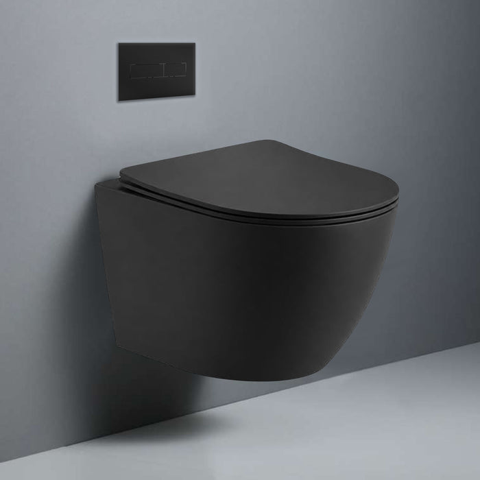 Wall Hung Toilet Set Includes Toilet, Water Tank & Wall Panel