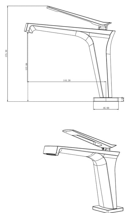 LEMAN Single Hole Bathroom Faucet - F11171