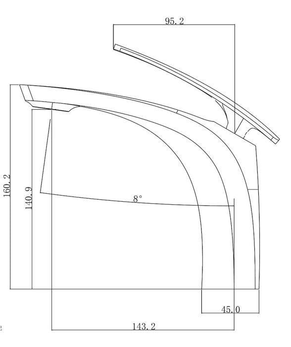 EVA Single Hole Bathroom Faucet - F11170