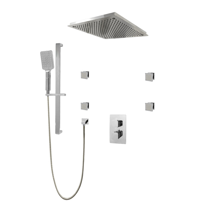 DIAMOND Three Way Thermostatic Shower System - Kit 2