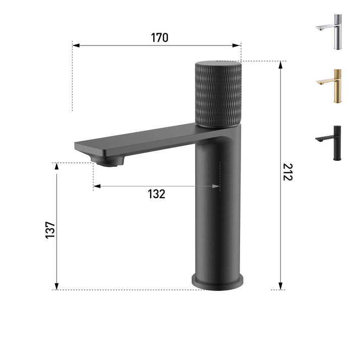 TOUCH Single Hole Bathroom Faucet - F11500