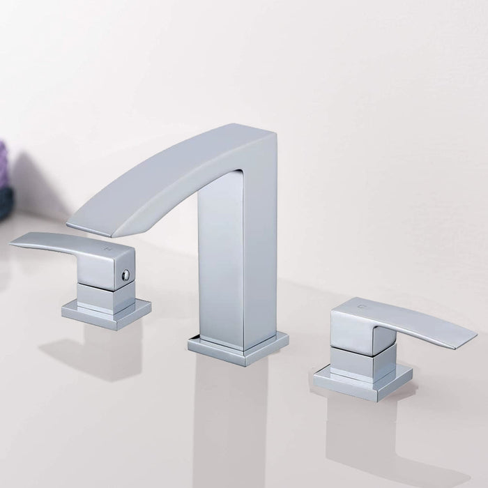 SATRO Three Holes Widespread Bathroom Faucet - F13103