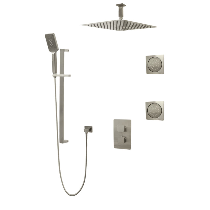 DIAMOND Three Way Thermostatic Shower System - Kit 3