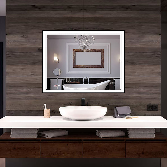 INFINITY SP Front-lit Framed Bathroom LED Vanity Mirror - LEDBMF217